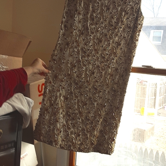 Beaded dress by Nat kaplan New York one of a kind - Picture 1 of 6